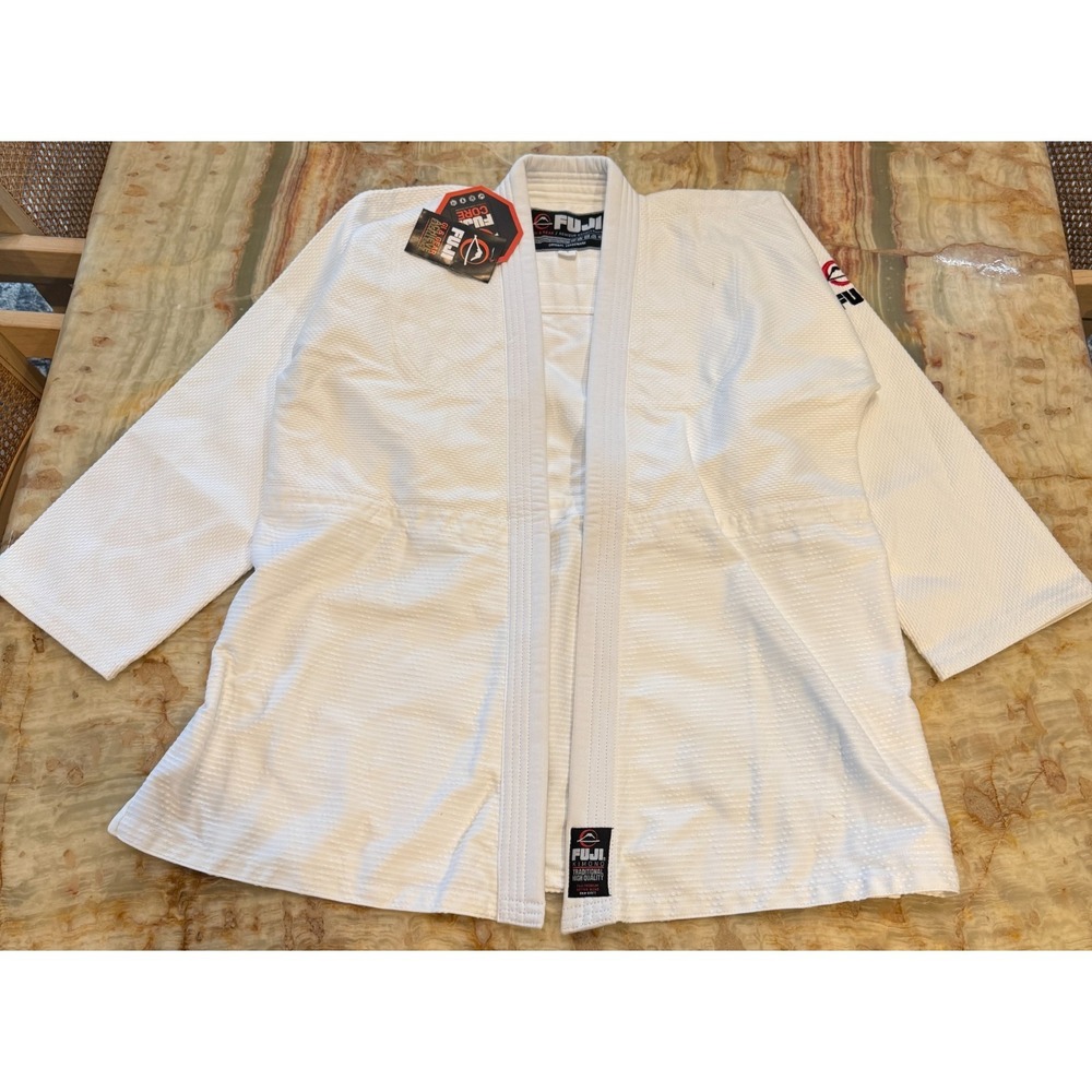 NWT Fuji Mens Kimono White Traditional High Quality Jiu‎ Jitsu MMA Training 4